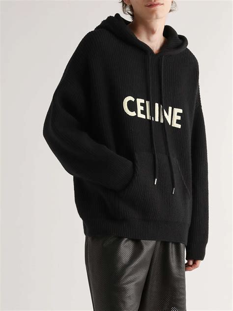 celine hoodue|celine homme men's hoodie.